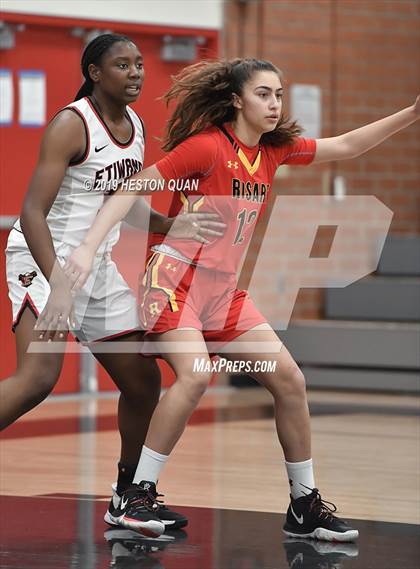 Thumbnail 1 in Etiwanda vs. Rosary Academy (Troy Classic) photogallery.