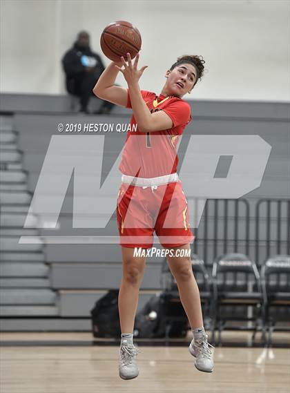 Thumbnail 2 in Etiwanda vs. Rosary Academy (Troy Classic) photogallery.