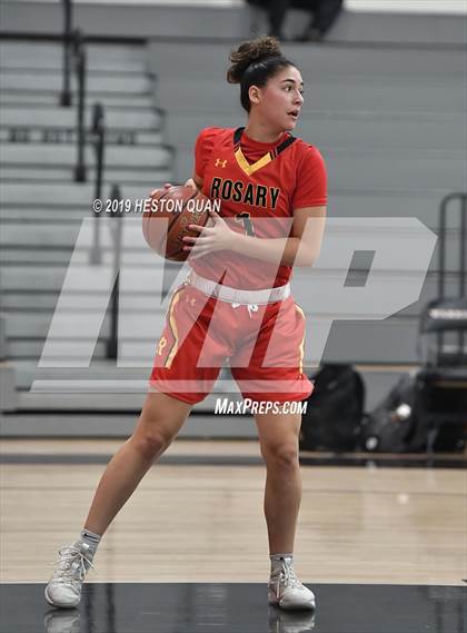 Thumbnail 1 in Etiwanda vs. Rosary Academy (Troy Classic) photogallery.