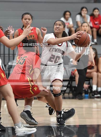 Thumbnail 3 in Etiwanda vs. Rosary Academy (Troy Classic) photogallery.
