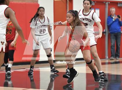 Thumbnail 3 in Etiwanda vs. Rosary Academy (Troy Classic) photogallery.