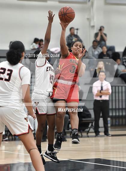 Thumbnail 3 in Etiwanda vs. Rosary Academy (Troy Classic) photogallery.