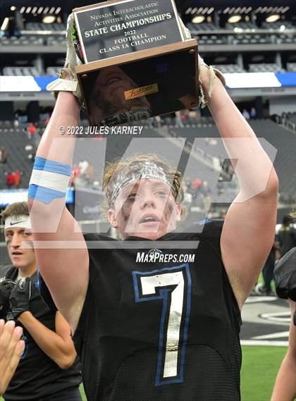 Thumbnail 2 in Spring Mountain vs Pahranagat (NIAA 1A State Final) photogallery.