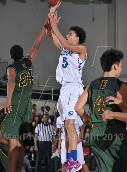 Thumbnail 1 in Kennedy vs. Capital Christian (St. Hope Elite Classic) photogallery.