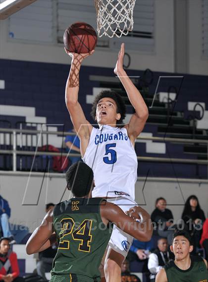 Thumbnail 1 in Kennedy vs. Capital Christian (St. Hope Elite Classic) photogallery.