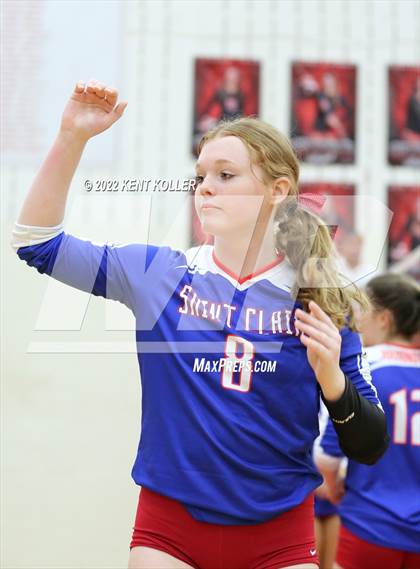 Thumbnail 1 in St. Clair vs Rochester (Chippewa Valley Tournament) photogallery.