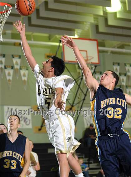Thumbnail 1 in River City vs. Pioneer (Ram Jam Winter Classic) photogallery.