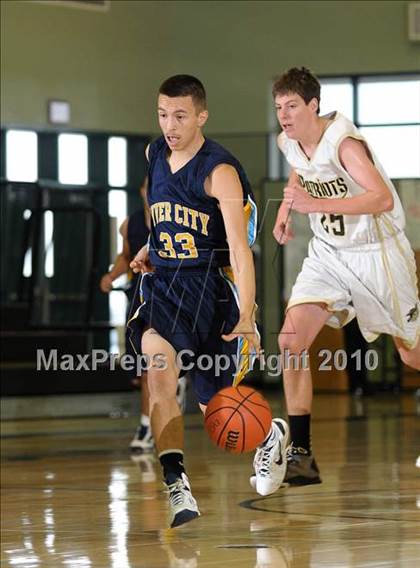 Thumbnail 3 in River City vs. Pioneer (Ram Jam Winter Classic) photogallery.