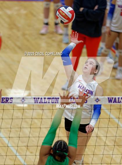 Thumbnail 1 in Buford @ Walton (GHSA AAAAAA State Volleyball Quarterfinal) photogallery.
