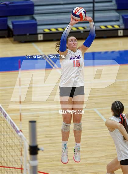 Thumbnail 2 in Buford @ Walton (GHSA AAAAAA State Volleyball Quarterfinal) photogallery.