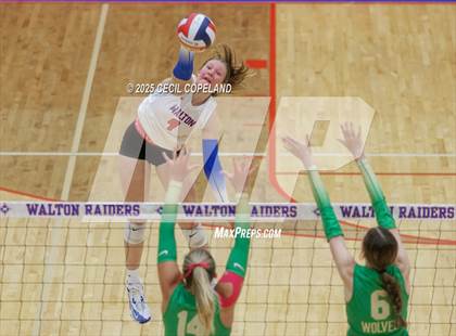 Thumbnail 3 in Buford @ Walton (GHSA AAAAAA State Volleyball Quarterfinal) photogallery.