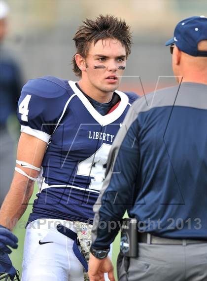 Thumbnail 3 in Central Catholic @ Liberty Christian (TAPPS D1 Playoff) photogallery.