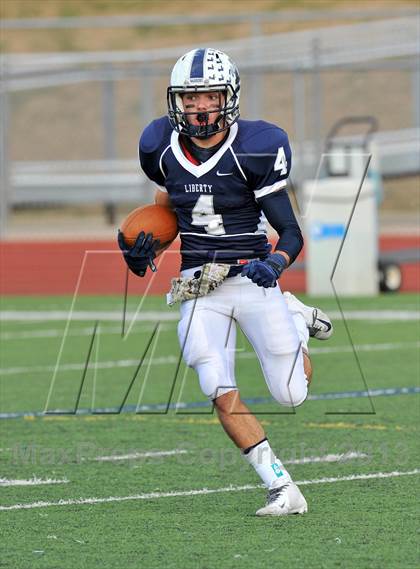 Thumbnail 3 in Central Catholic @ Liberty Christian (TAPPS D1 Playoff) photogallery.
