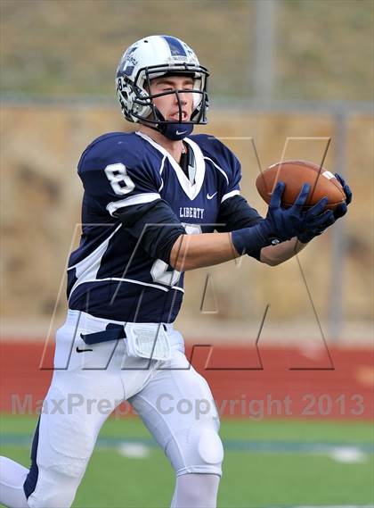 Thumbnail 2 in Central Catholic @ Liberty Christian (TAPPS D1 Playoff) photogallery.