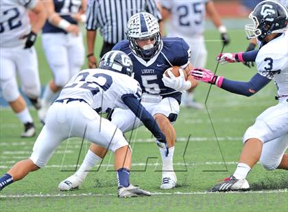 Thumbnail 2 in Central Catholic @ Liberty Christian (TAPPS D1 Playoff) photogallery.