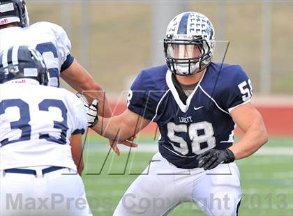 Thumbnail 3 in Central Catholic @ Liberty Christian (TAPPS D1 Playoff) photogallery.