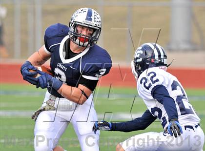 Thumbnail 2 in Central Catholic @ Liberty Christian (TAPPS D1 Playoff) photogallery.
