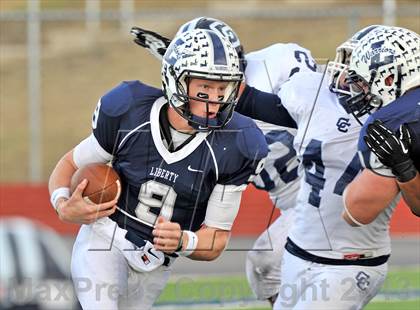 Thumbnail 3 in Central Catholic @ Liberty Christian (TAPPS D1 Playoff) photogallery.