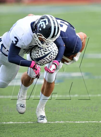 Thumbnail 3 in Central Catholic @ Liberty Christian (TAPPS D1 Playoff) photogallery.