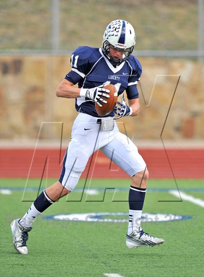 Thumbnail 2 in Central Catholic @ Liberty Christian (TAPPS D1 Playoff) photogallery.