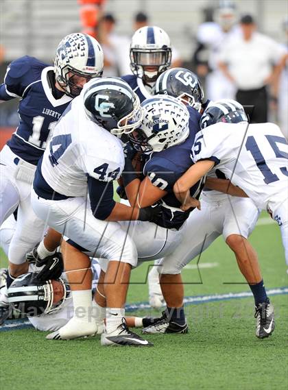 Thumbnail 3 in Central Catholic @ Liberty Christian (TAPPS D1 Playoff) photogallery.