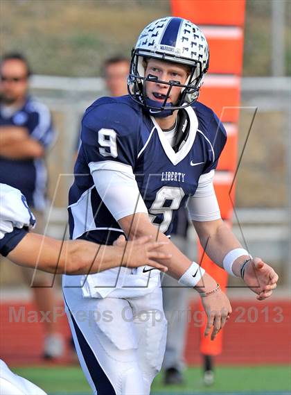 Thumbnail 3 in Central Catholic @ Liberty Christian (TAPPS D1 Playoff) photogallery.