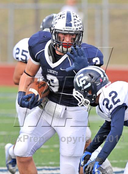 Thumbnail 3 in Central Catholic @ Liberty Christian (TAPPS D1 Playoff) photogallery.