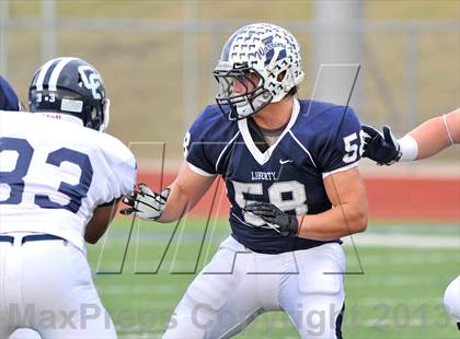 Thumbnail 2 in Central Catholic @ Liberty Christian (TAPPS D1 Playoff) photogallery.