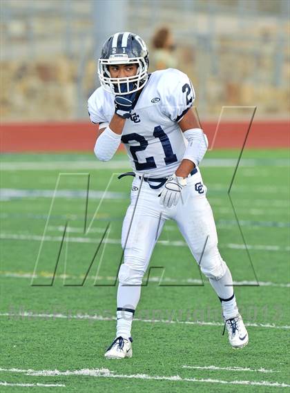 Thumbnail 3 in Central Catholic @ Liberty Christian (TAPPS D1 Playoff) photogallery.
