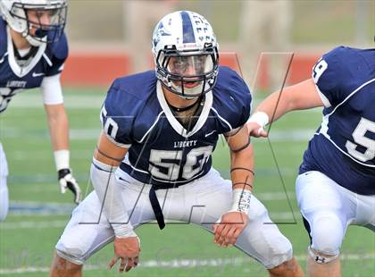 Thumbnail 3 in Central Catholic @ Liberty Christian (TAPPS D1 Playoff) photogallery.