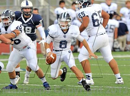 Thumbnail 2 in Central Catholic @ Liberty Christian (TAPPS D1 Playoff) photogallery.