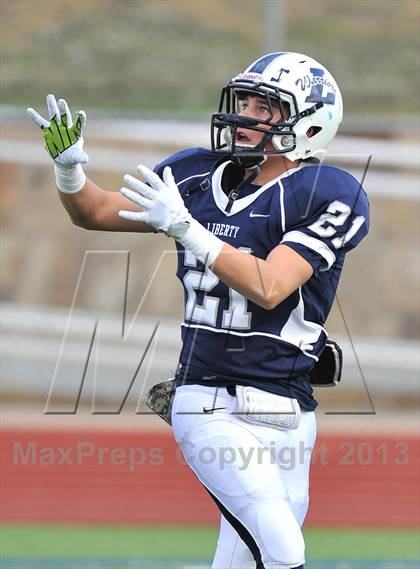 Thumbnail 3 in Central Catholic @ Liberty Christian (TAPPS D1 Playoff) photogallery.