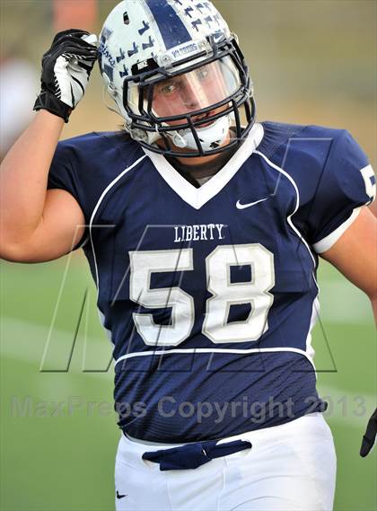 Thumbnail 3 in Central Catholic @ Liberty Christian (TAPPS D1 Playoff) photogallery.