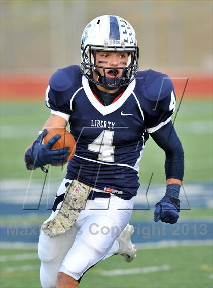 Thumbnail 1 in Central Catholic @ Liberty Christian (TAPPS D1 Playoff) photogallery.