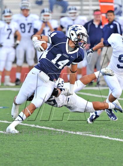 Thumbnail 3 in Central Catholic @ Liberty Christian (TAPPS D1 Playoff) photogallery.