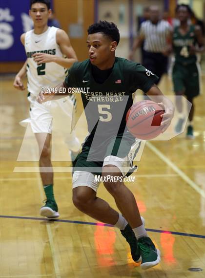 Thumbnail 1 in Rodriguez vs Sacred Heart Cathedral (Damian Lillard Classic) photogallery.