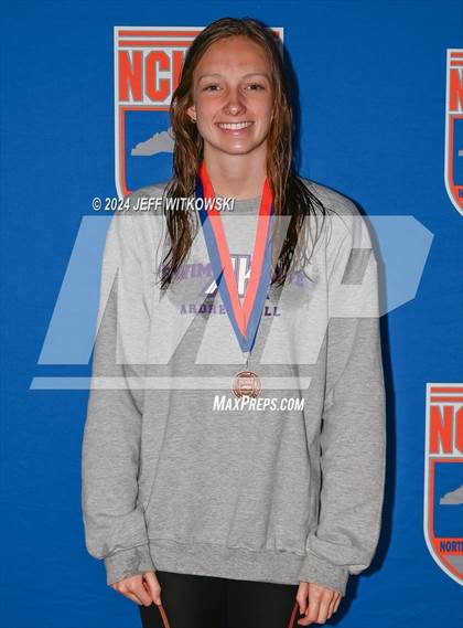 Thumbnail 3 in NCHSAA 4A State Swimming Championship Awards photogallery.