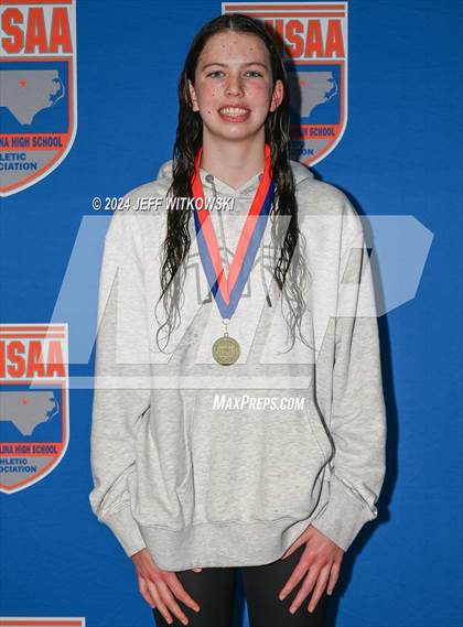 Thumbnail 3 in NCHSAA 4A State Swimming Championship Awards photogallery.