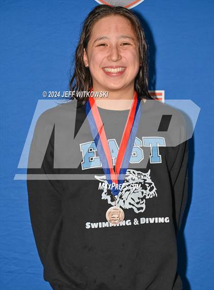 Thumbnail 1 in NCHSAA 4A State Swimming Championship Awards photogallery.
