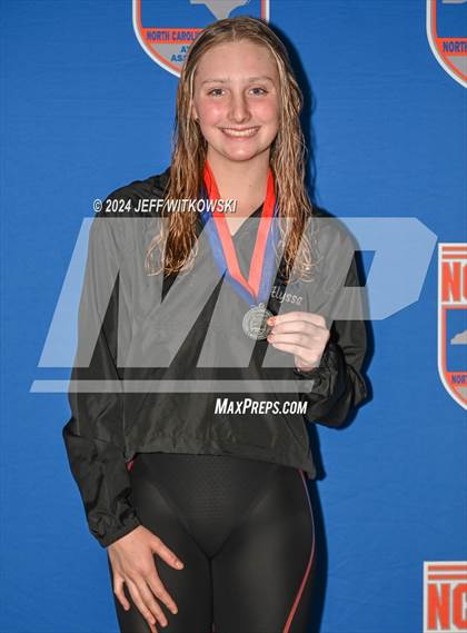 Thumbnail 1 in NCHSAA 4A State Swimming Championship Awards photogallery.