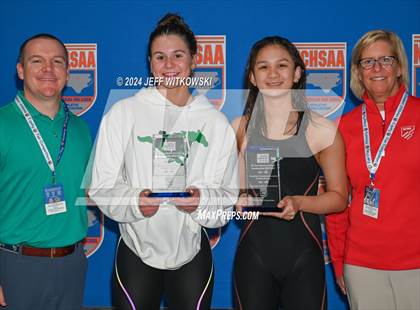 Thumbnail 3 in NCHSAA 4A State Swimming Championship Awards photogallery.