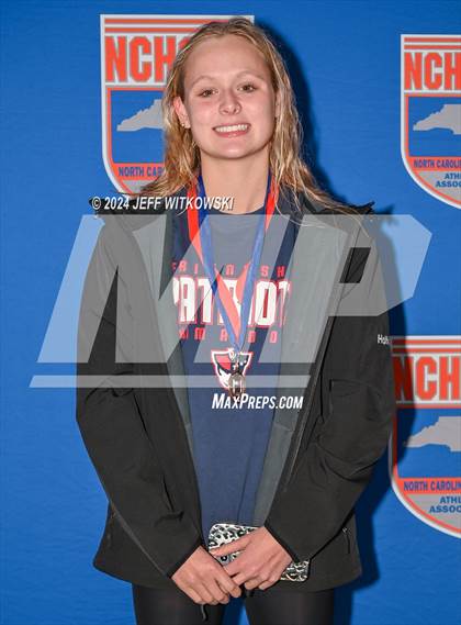 Thumbnail 2 in NCHSAA 4A State Swimming Championship Awards photogallery.