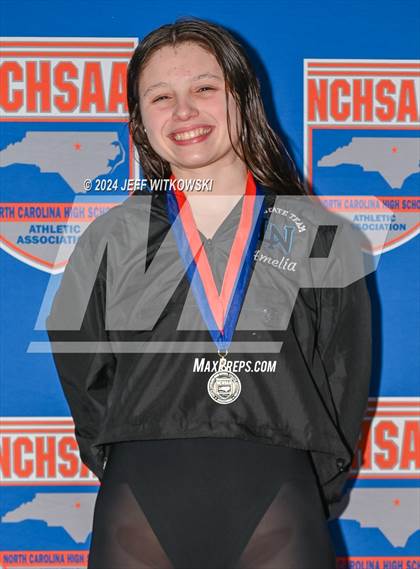 Thumbnail 3 in NCHSAA 4A State Swimming Championship Awards photogallery.