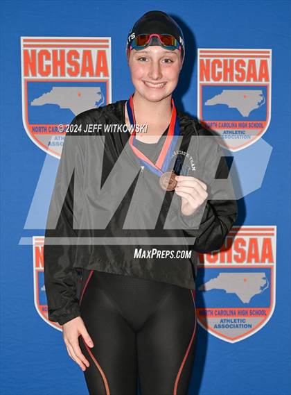 Thumbnail 1 in NCHSAA 4A State Swimming Championship Awards photogallery.