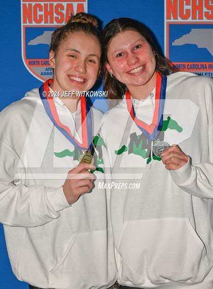 Thumbnail 1 in NCHSAA 4A State Swimming Championship Awards photogallery.