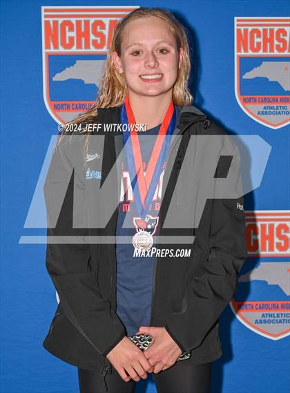 Thumbnail 3 in NCHSAA 4A State Swimming Championship Awards photogallery.