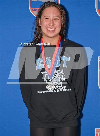 Thumbnail 1 in NCHSAA 4A State Swimming Championship Awards photogallery.