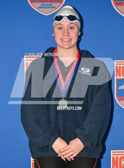 Thumbnail 1 in NCHSAA 4A State Swimming Championship Awards photogallery.