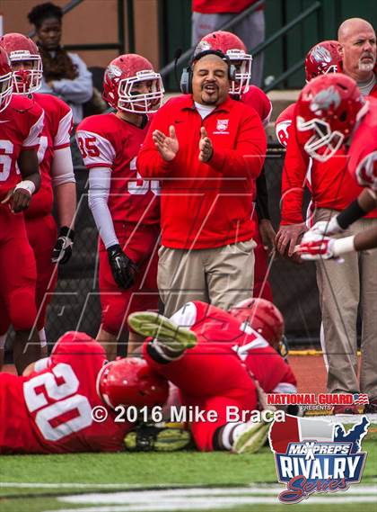 Thumbnail 1 in New London @ Norwich Free Academy (2015 MaxPreps Rivalry Series) photogallery.