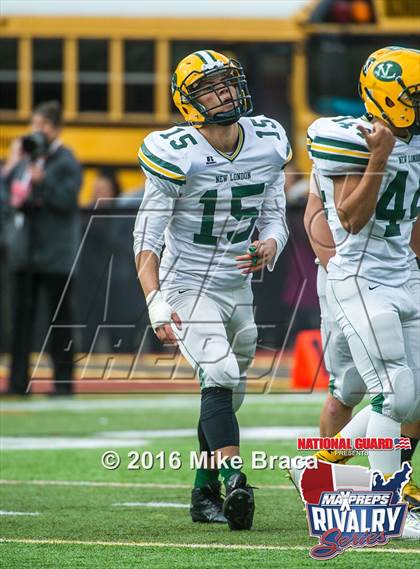 Thumbnail 1 in New London @ Norwich Free Academy (2015 MaxPreps Rivalry Series) photogallery.